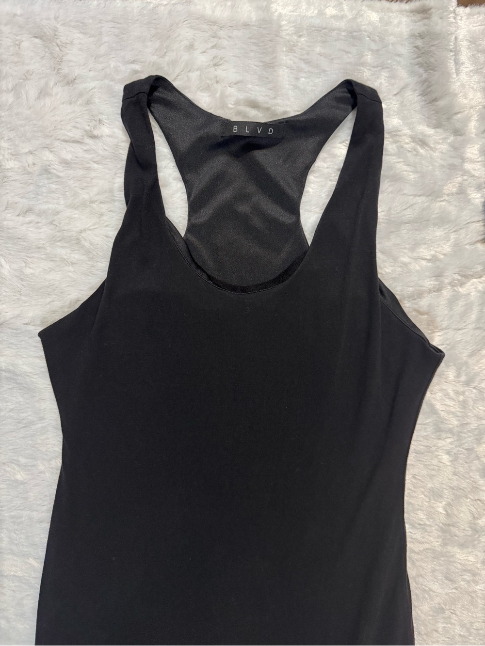 BLVD Black Racerback Maxi Dress - Picture 3 of 8